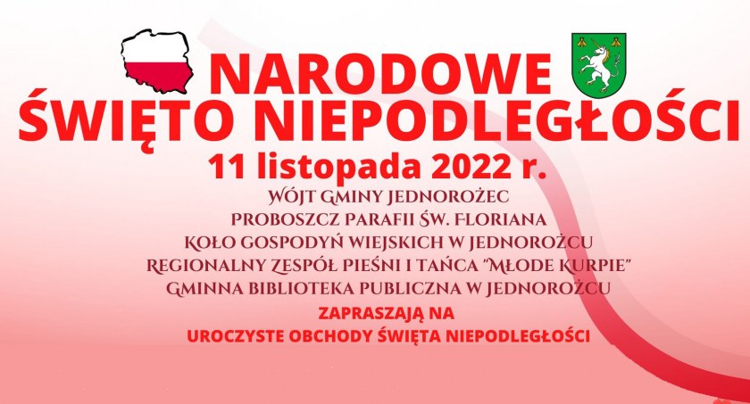 Obchody Święta Niepodległości z koncertem pieśni patriotycznych w Jednorożcu