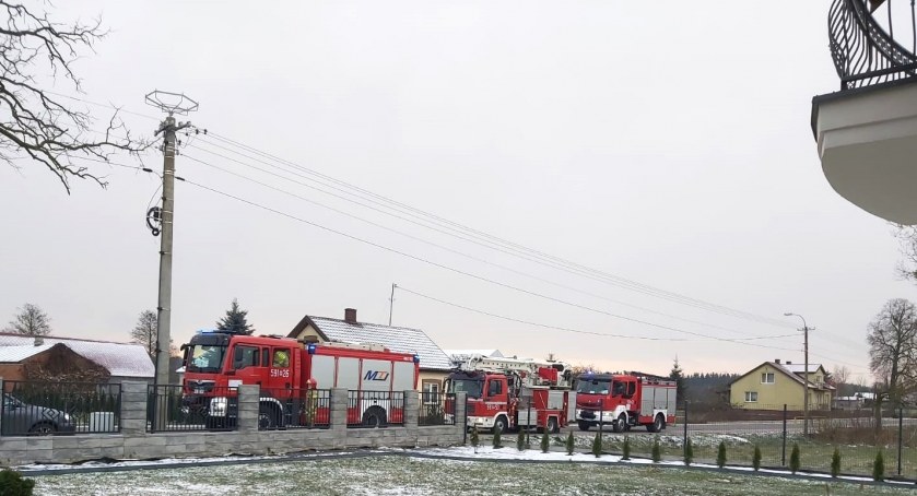 Pożar budynku mieszkalnego w miejscowości Lipa, pożar ugasił strażak PSP poza służbą!