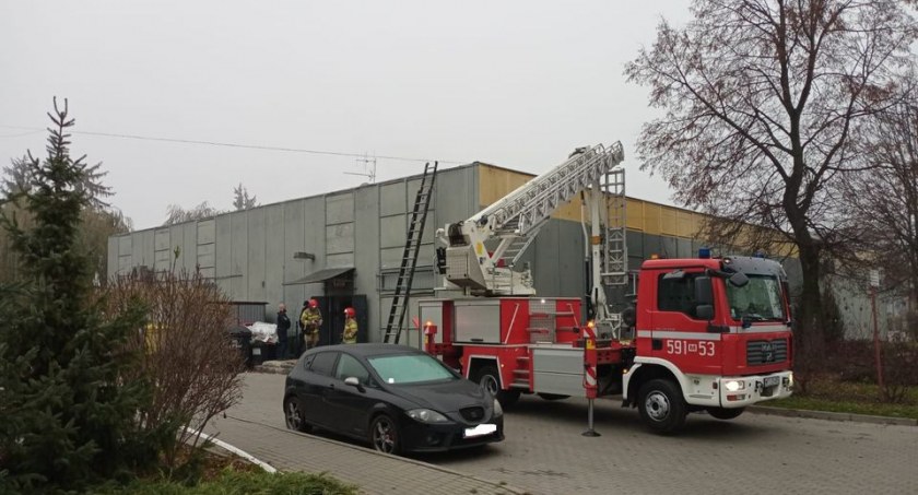 Pożar w przasnyskim Media Expercie