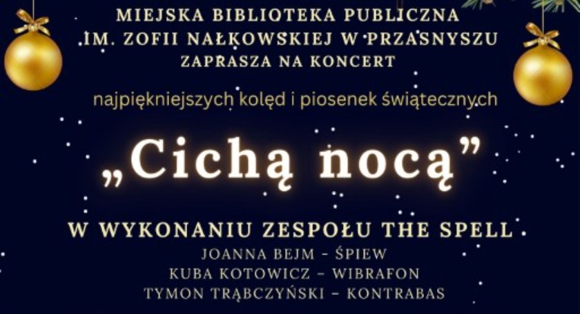 Cichą nocą - zaproszenie na koncert