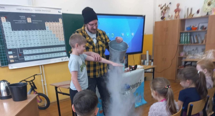 Zaelektryzowani w Szkole Podstawowej w Lesznie
