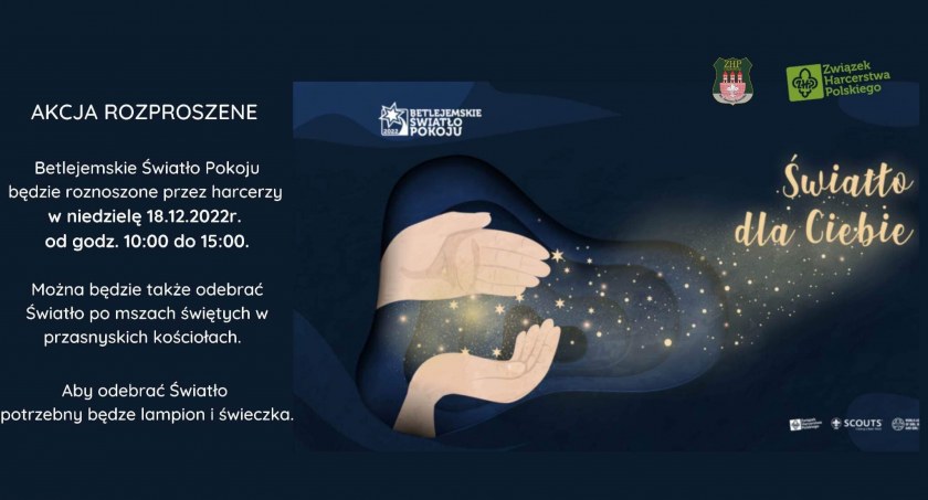 Akcja Rozproszenie. Przyjdź po Betlejemskie Światło Pokoju