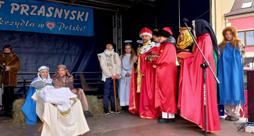 Radosne obchody święta Trzech Króli w Przasnyszu 