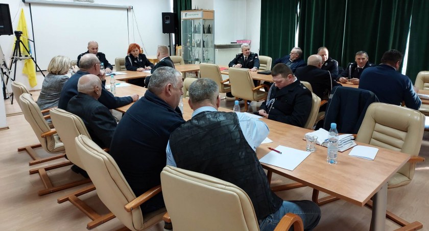 Posiedzenie Zarządu Oddziału Gminnego Związku Ochotniczych Straży Pożarnych R.P. w Przasnyszu.