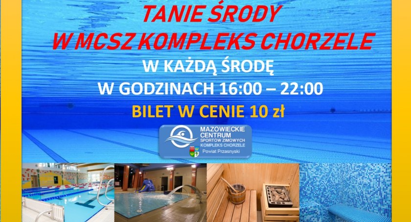 Tanie Środy na chorzelskim Basenie