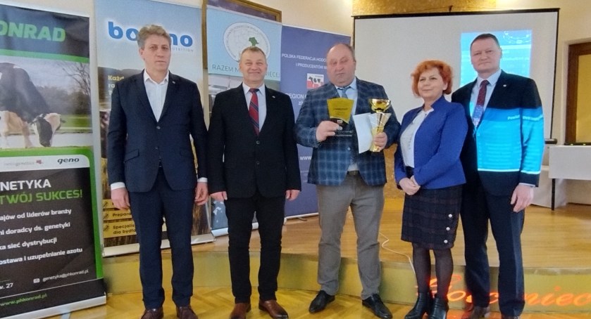 Nagrodzeni hodowcy bydła mlecznego z terenu Gminy Przasnysz