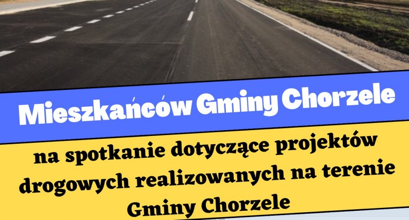 Spotkanie dla mieszkańców Gminy Chorzele