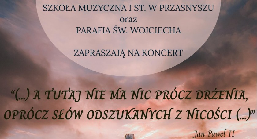 Koncert w wykonaniu uczniów przasnyskiej Szkoły Muzycznej