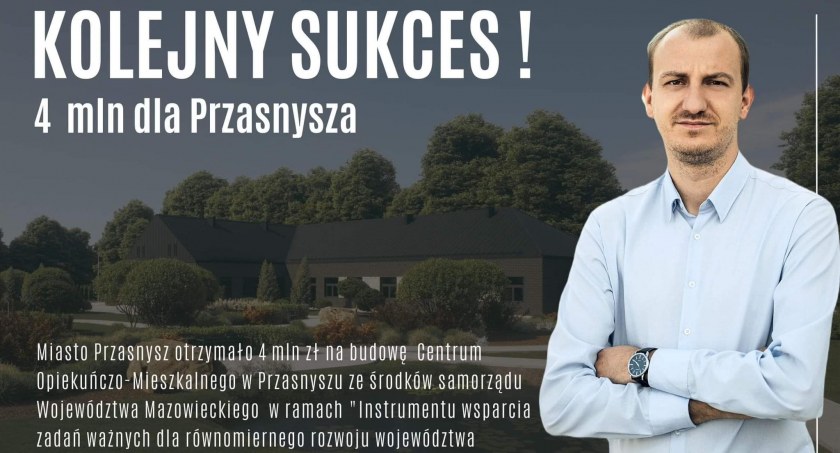 Kolejne duże pieniądze z Urzędu Marszałkowskiego dla Miasta Przasnysza