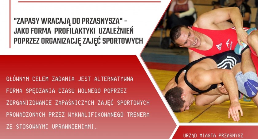 Zapasy wracają do Przasnysza - zadanie publiczne Miasta Przasnysz w roku 2023 