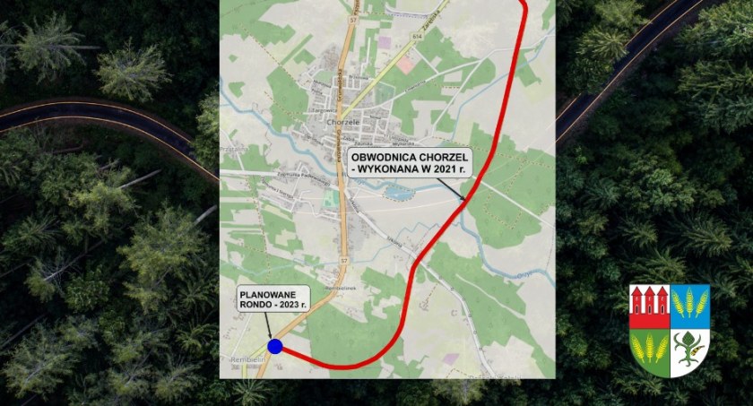 Powiat Przasnyski zdobył 5,2 mln zł na budowę ronda, umożliwiającego włączenie nieformalnej obwodnicy Chorzel do drogi wojewódzkiej!