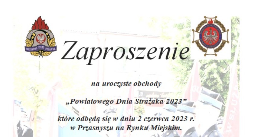 Uroczyste obchody Powiatowego Dnia Strażaka 2023