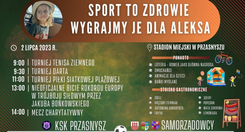 Sport to zdrowie, wygrajmy je dla Aleksa [Program]