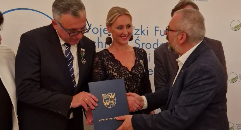 Starosta Krzysztof Bieńkowski uczestniczył w jubileuszowej gali WFOŚiGW w Warszawie