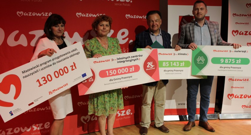 Do Gminy Przasnysz trafiły kolejne pieniądze z budżetu samorządu województwa mazowieckiego. 