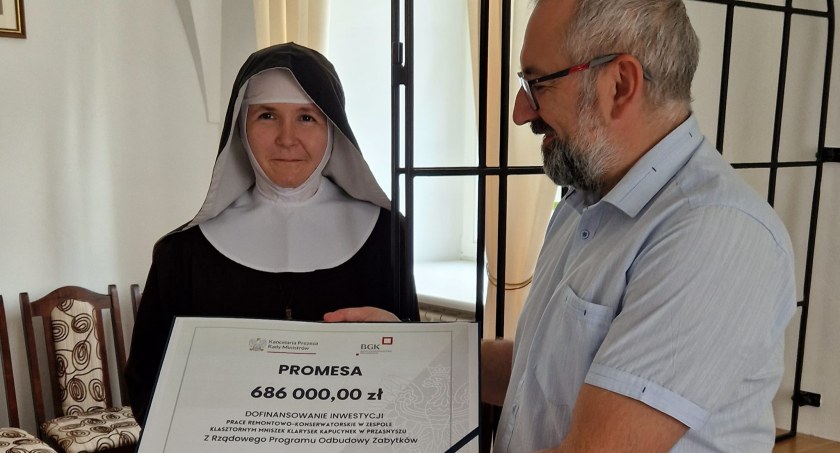 686 tysięcy złotych na odrestaurowanie zabytkowego klasztoru Kapucynki Przasnysz