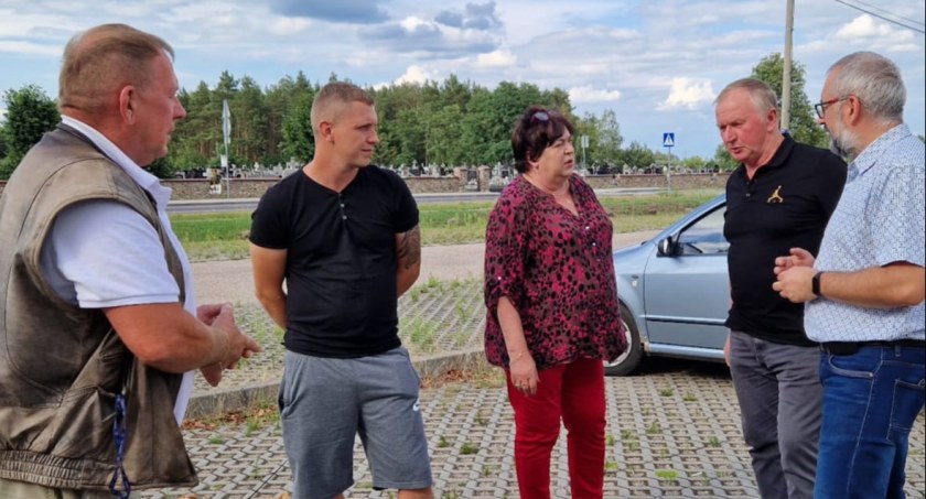 Rozmawiali o przebudowanej drdze powiatowej Przasnysz – Baranowo oraz sprawach lokalnych