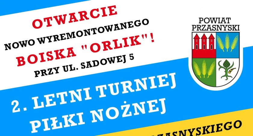 Otwarcie nowo wyremontowanego boiska Orlik