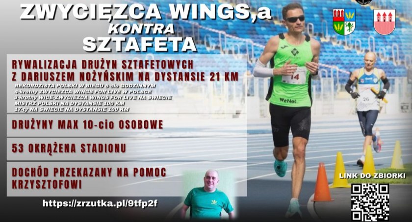 Zwycięzca Wingsa – kontra sztafeta, czyli półmaraton z Dariuszem Nożyńskim