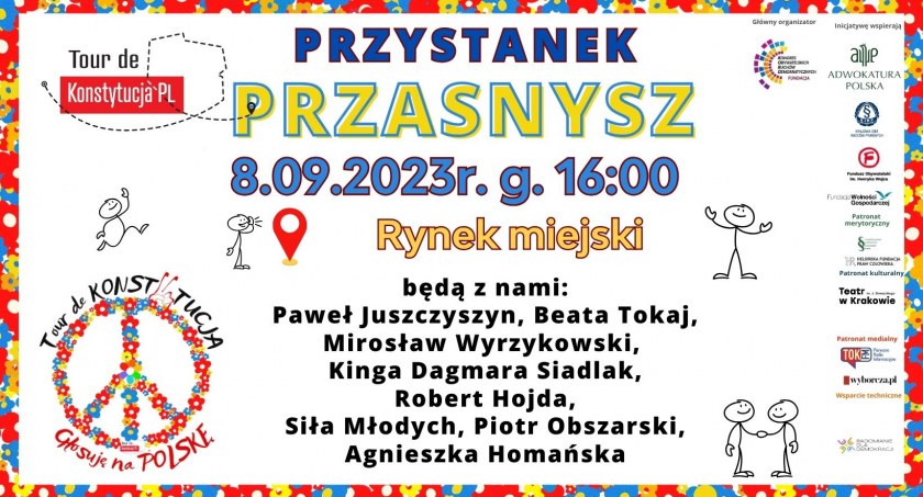 Tour de KonstytucjaPL. Przystanek Przasnysz