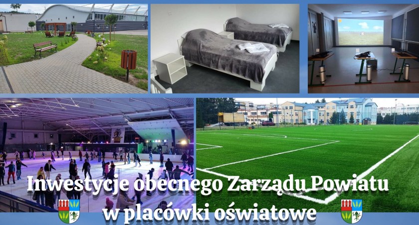 Inwestycje obecnego Zarządu Powiatu w placówki oświatowe