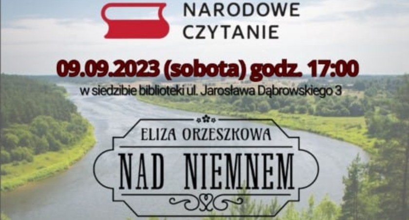 To już dziś! Narodowe czytanie Nad Niemnem