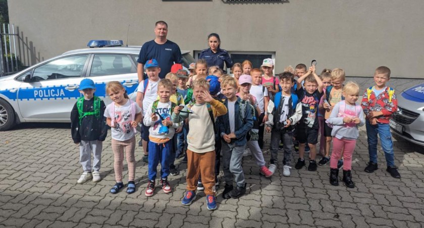 Przedszkolaki z wizytą na Komendzie