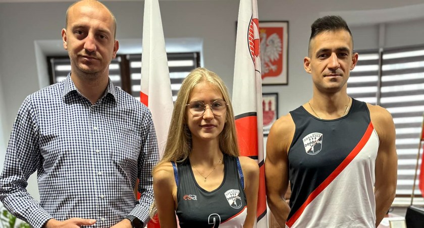 Roksana i Rafał z KS Przaśnik Przasnysz wyróżnieni za świetne wyniki 