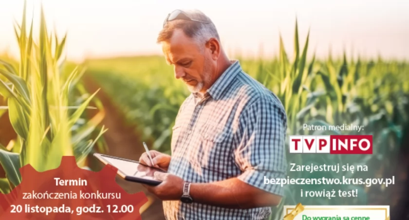 Ogólnopolski Konkurs Testowy z Zakresu Bezpiecznej Pracy w Gospodarstwie Rolnym 
