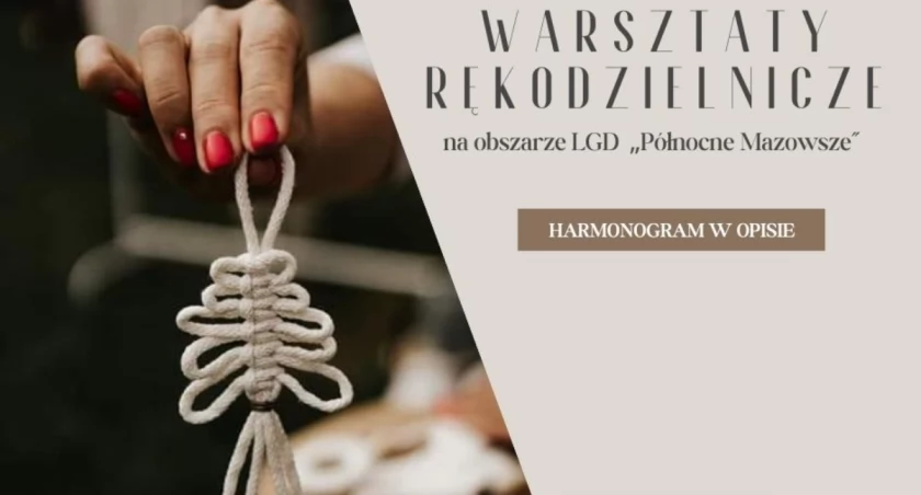 Warsztaty rękodzielnicze z wykorzystaniem techniki makramy