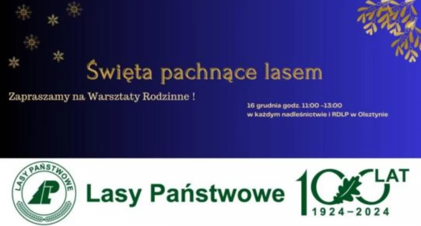 Święta pachnące lasem, warsztaty świąteczne