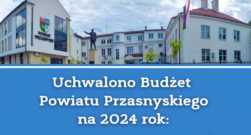 Rada Powiatu Przasnyskiego uchwaliła budżet na 2024 r. Niemal 37 milionów złotych przeznaczymy na inwestycje!