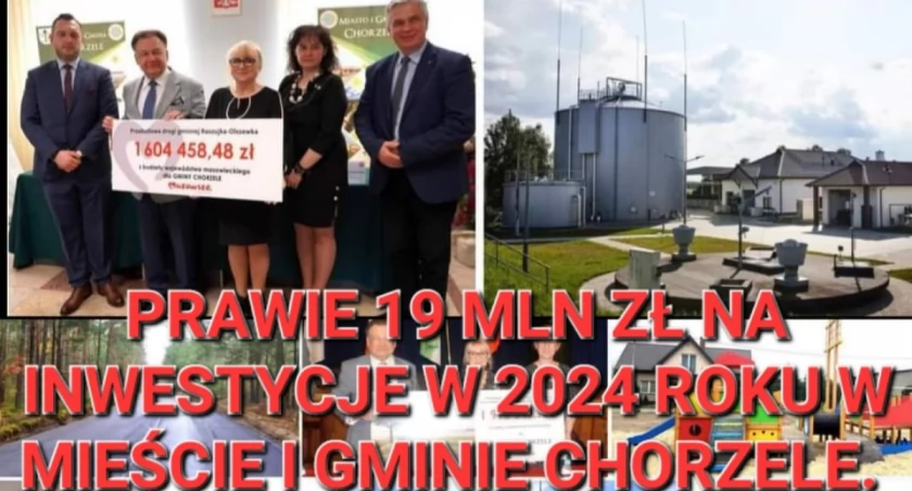 Budżet na rok 2024 uchwalony. Prawie 19 mln zł na kolejne inwestycje w Mieście i Gminie Chorzele.