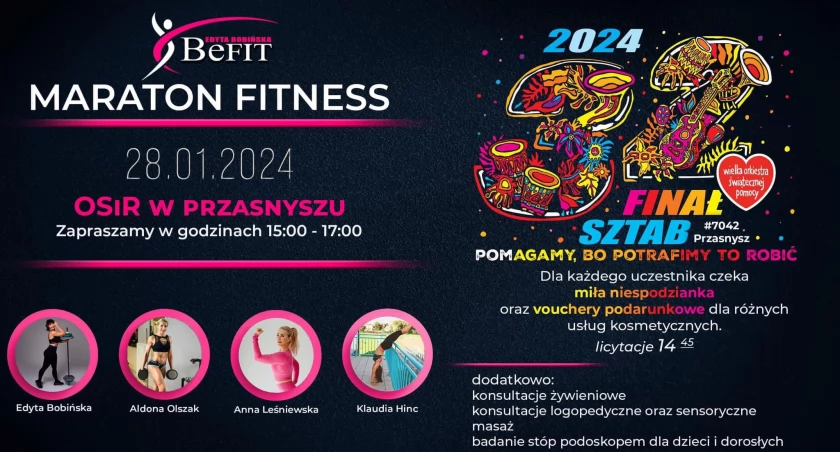 WOŚP: Maraton fitness