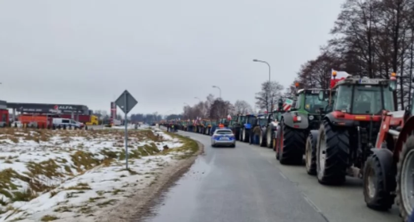Ogólnopolski Protest Rolników, wśród protestujących przasnyscy rolnicy
