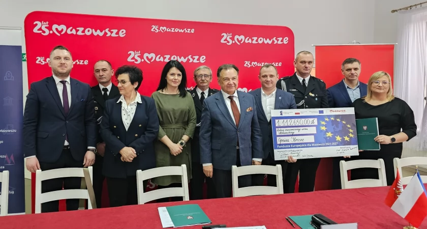 Gmina Krasne z dofinansowaniem na zakup nowoczesnego wozu strażackiego