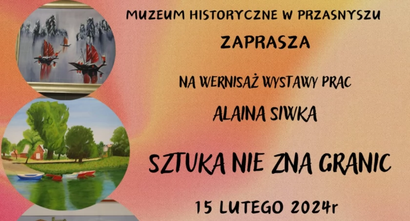 Wernisaż wystawy prac Alaina Siwka pt. Sztuka nie zna granic