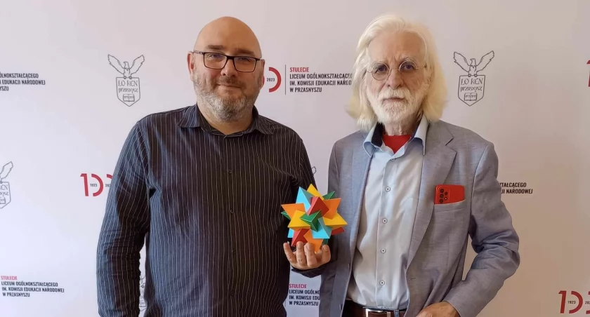 Adam Kominiak ponownie odwiedził przasnyskie liceum