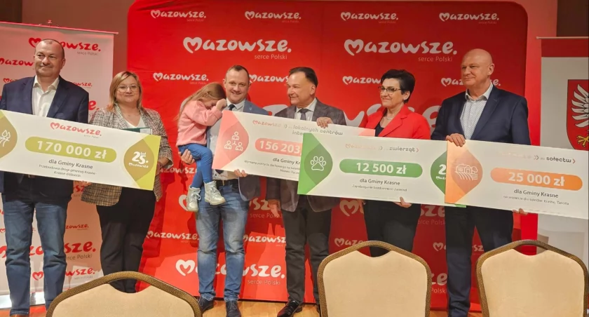 Gmina Krasne z dofinansowaniem na realizację zadań