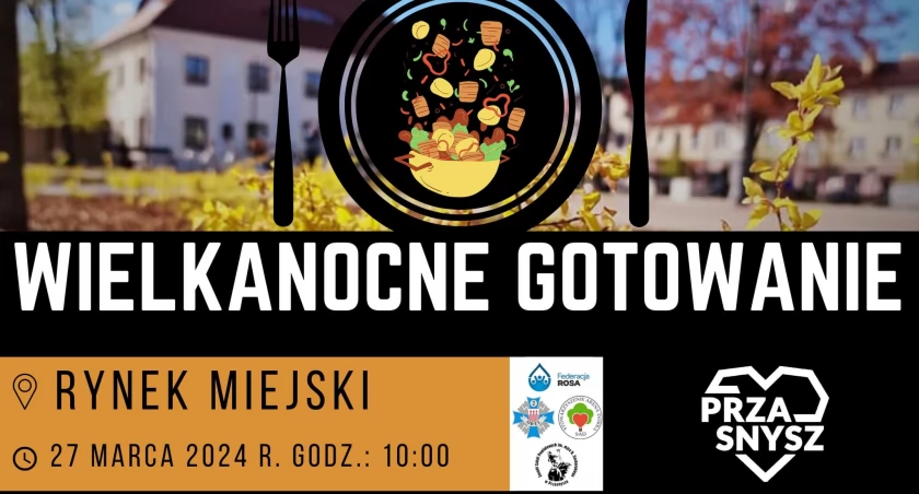 Wielkanocne gotowanie na przasnyskim Rynku