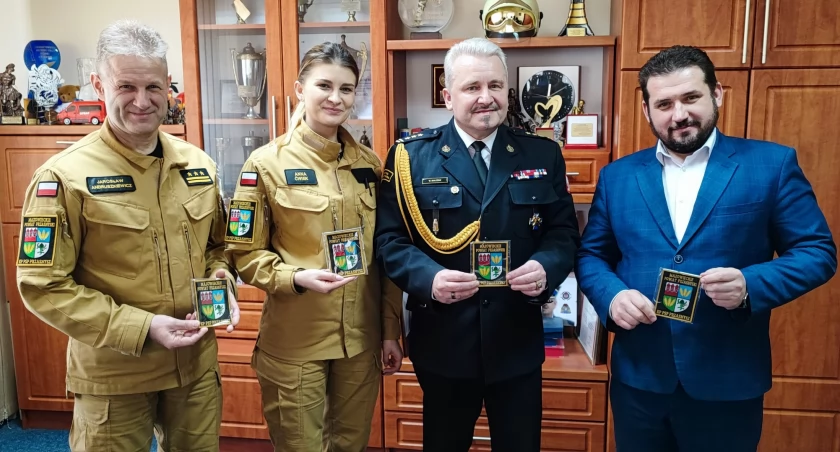 Emblematy dla PSP w Przasnyszu