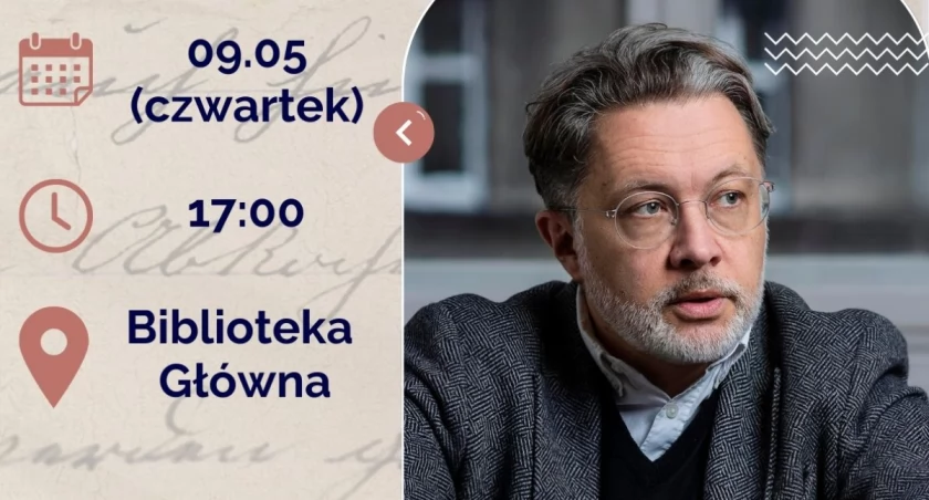 Spotkanie z Michałem Rusinek - sekretarzem Wisławy Szymborskiej, literaturoznawcą, pisarzem oraz tłumaczem