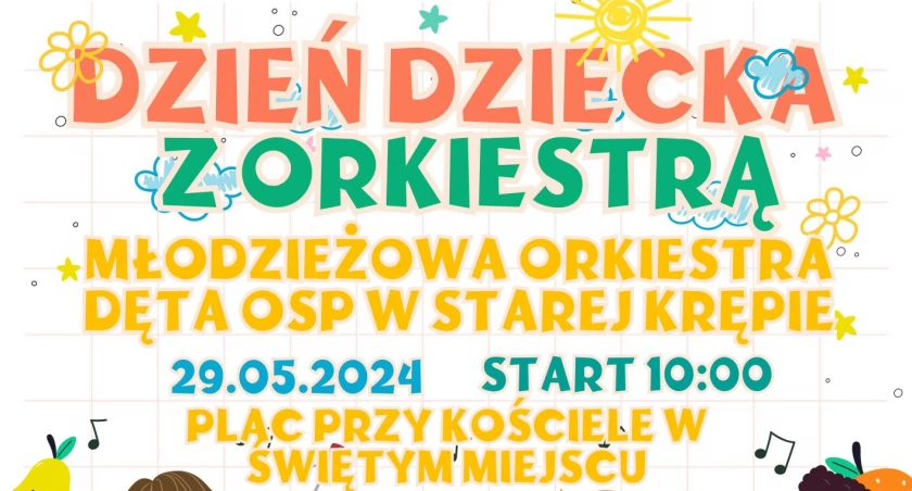 Dzień Dziecka z Orkiestrą w Starej Krępie