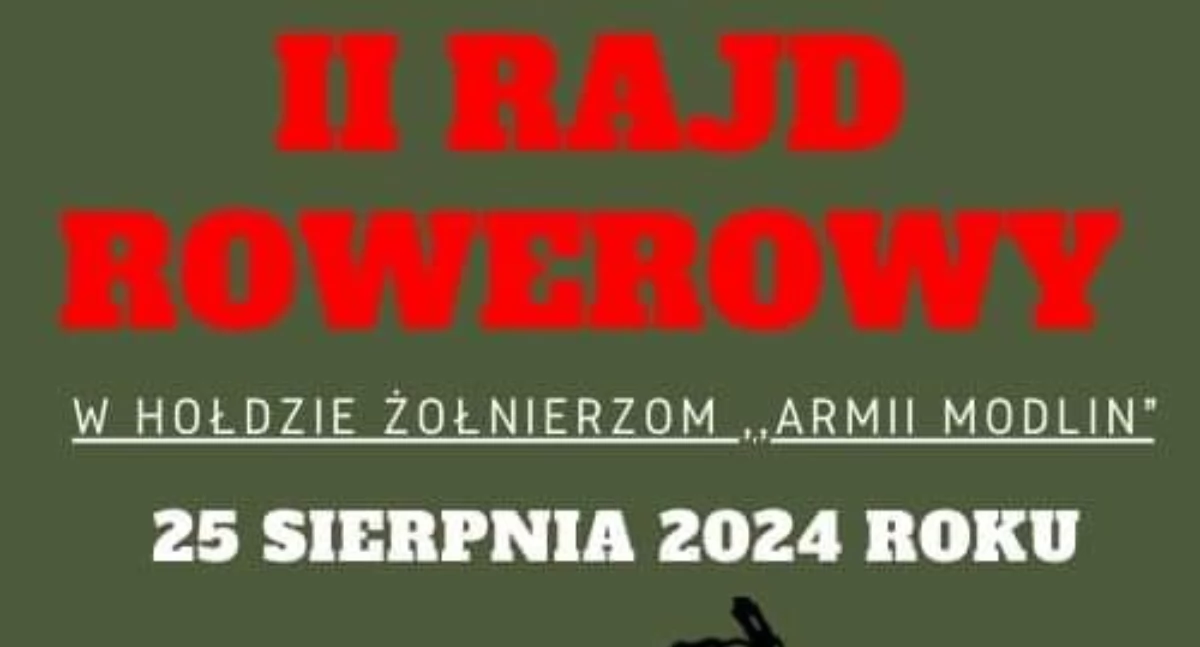 Rajd rowerowy pamięci żołnierzy - kolarzy