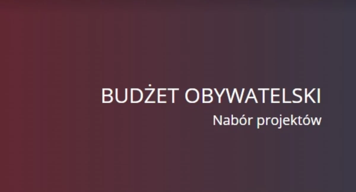 Rusza nabór projektów w ramach Budżetu Obywatelskiego na rok 2025