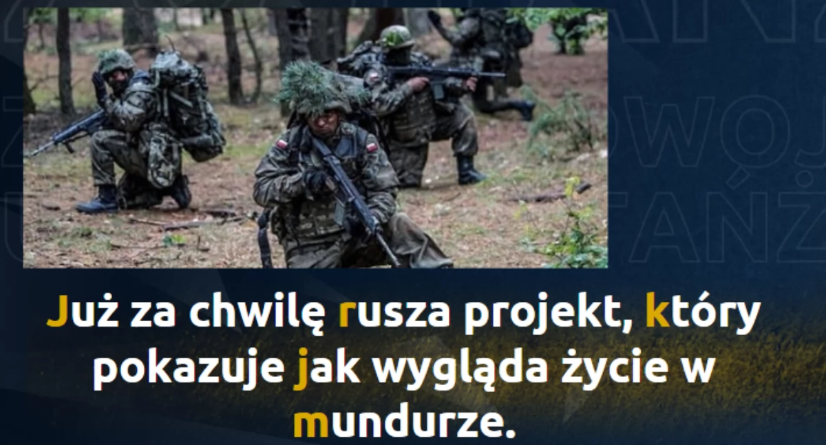 Już wkrótce rusza nowy projekt dla młodych: Zawód Żołnierz  