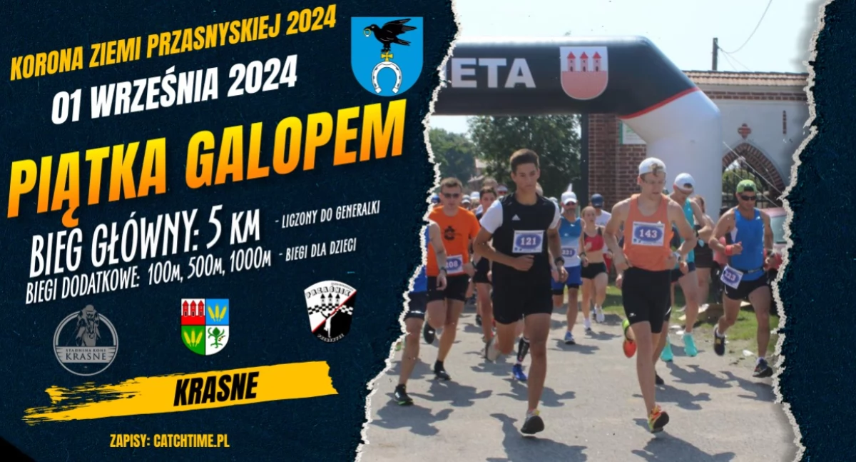 Korona Ziemi Przasnyskiej 2024. Piątka Galopem. Ruszyły zapisy