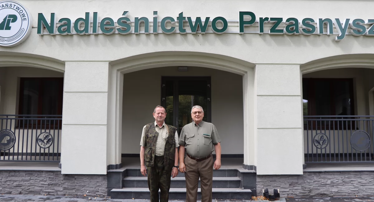 Dwóch pracowników Nadleśnictwa Przasnysz obchodziło Jubileusz 40-lecia pracy 