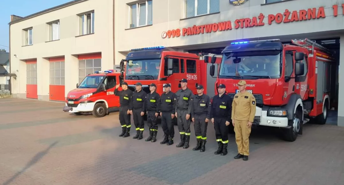 Przasnyscy strażacy oddali hołd poznańskim strażakom 