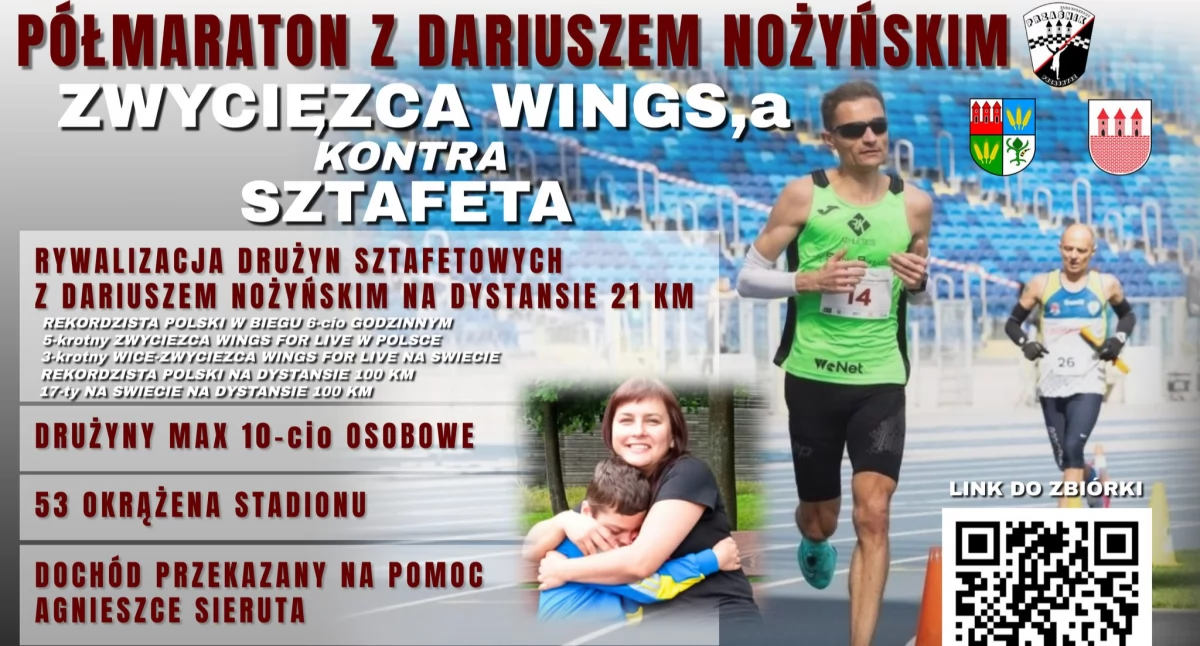 Zwycięzca Wingsa kontra sztafeta, czyli półmaraton z Dariuszem Nożyńskim